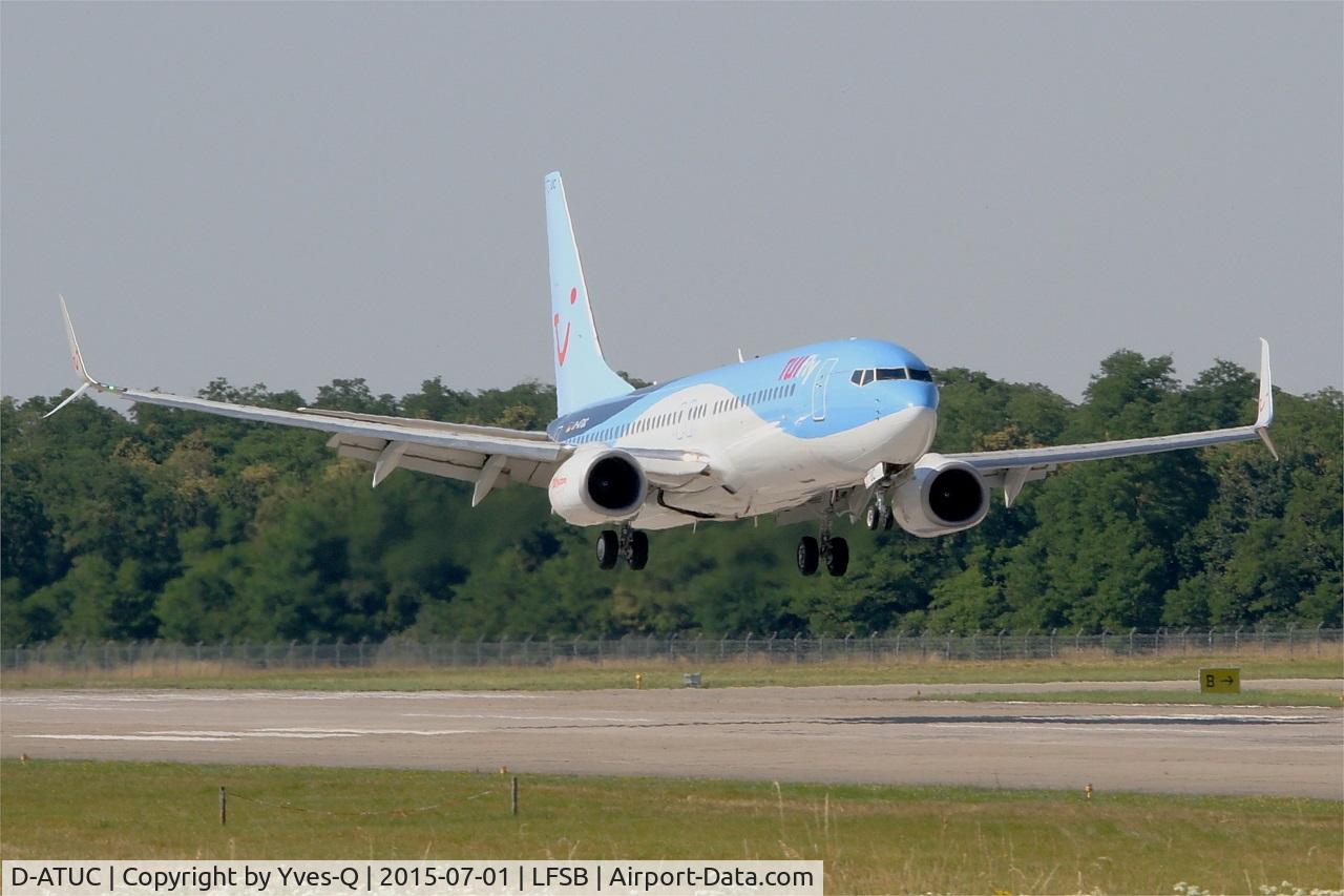 D-ATUC, 2006 Boeing 737-8K5 C/N 34684, Boeing 737-8K5, On final rwy 15, Bâle-Mulhouse-Fribourg airport (LFSB-BSL)