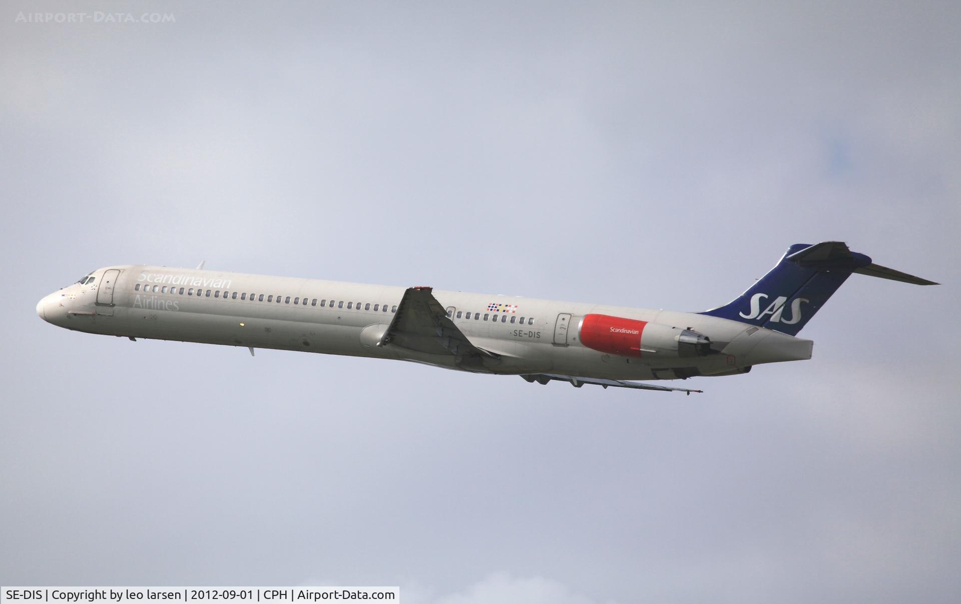 SE-DIS, 1991 McDonnell Douglas MD-81 (DC-9-81) C/N 53006, Copenhagen 1.9.2012