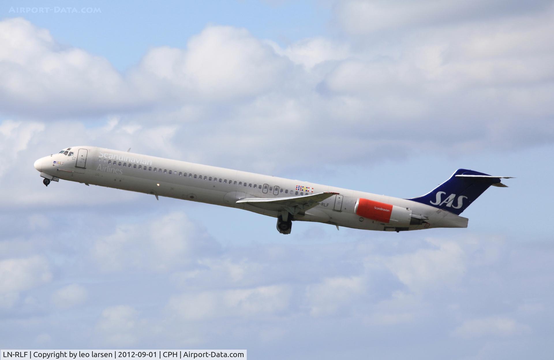 LN-RLF, 1985 McDonnell Douglas MD-82 (DC-9-82) C/N 49383, Copenhagen 1.9.2012