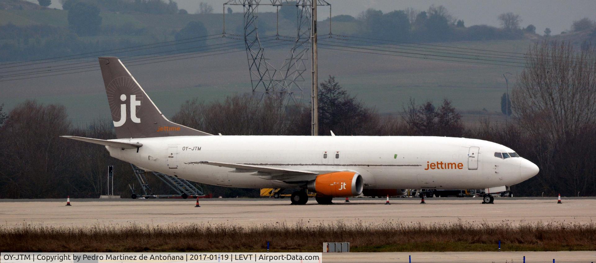 OY-JTM, 1993 Boeing 737-4Z9 C/N 27094, Foronda - Vitoria-Gasteiz - España