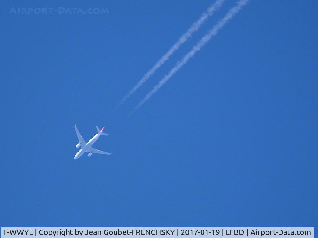 F-WWYL, 2015 Airbus A330-343 C/N 1634, HAINAN Airlines AIB02YL test flight level 310