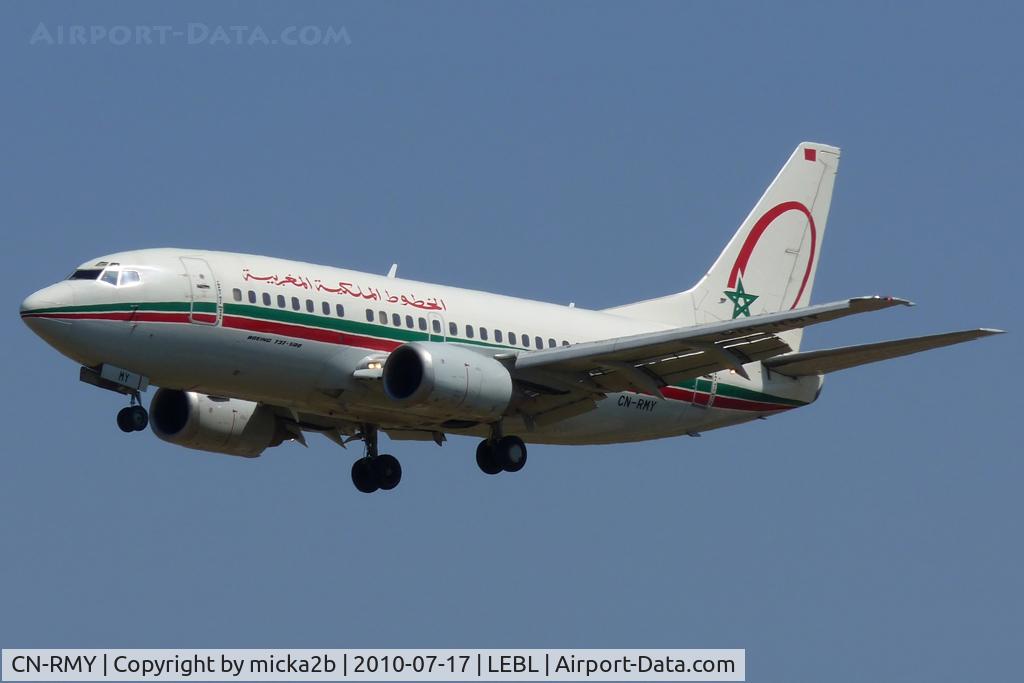 CN-RMY, 1992 Boeing 737-5B6 C/N 26525/2209, Landing
