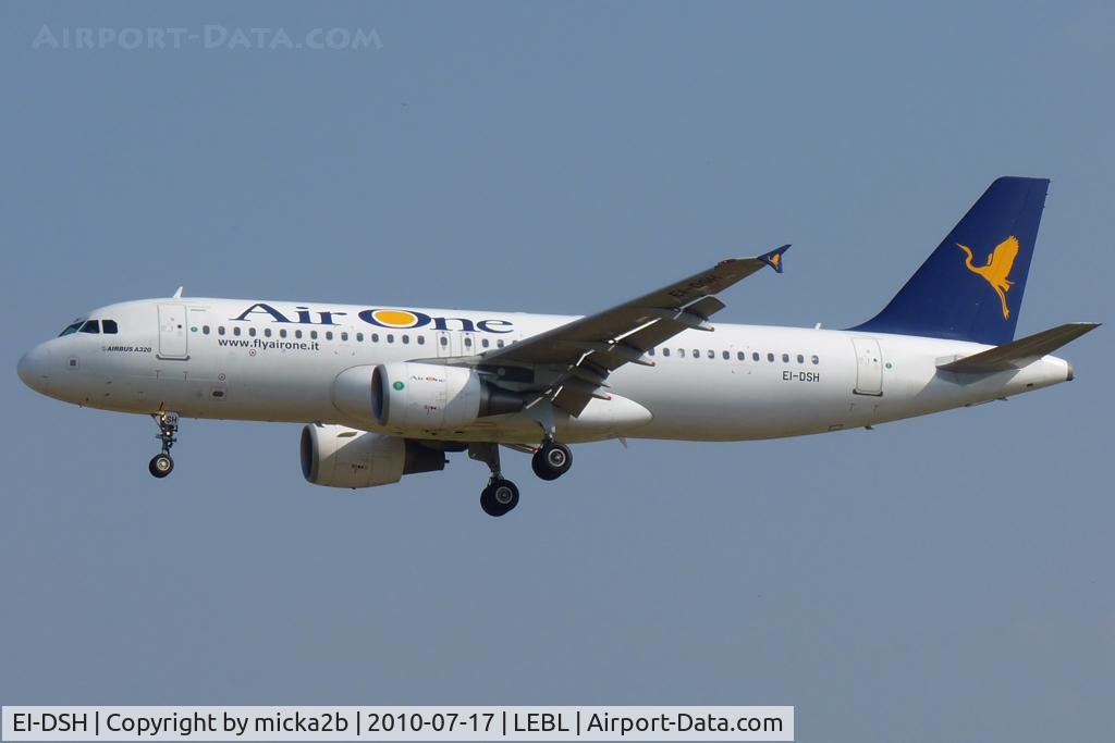 EI-DSH, 2007 Airbus A320-216 C/N 3178, Landing