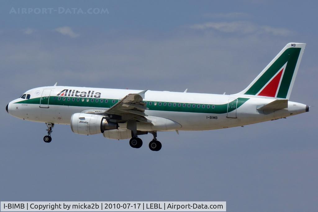 I-BIMB, 2003 Airbus A319-112 C/N 2033, Landing