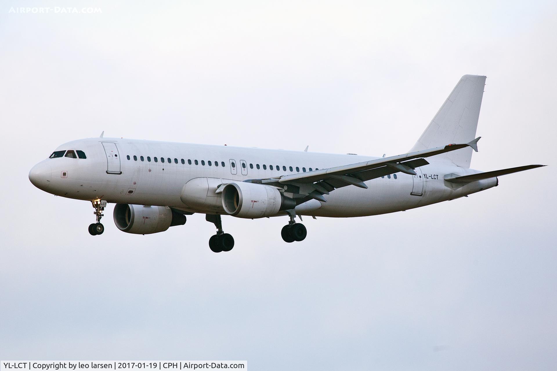 YL-LCT, 2004 Airbus A320-214 C/N 2233, Copenhagen 19.1.2017