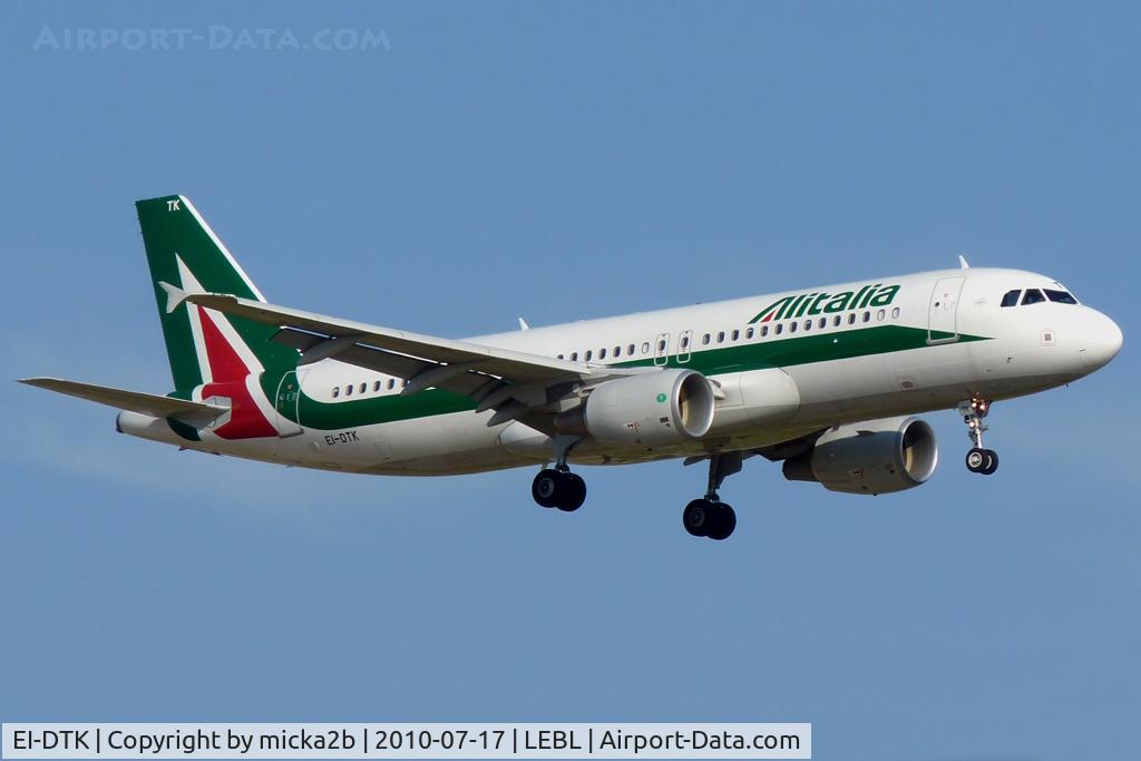 EI-DTK, 2009 Airbus A320-216 C/N 4075, Landing