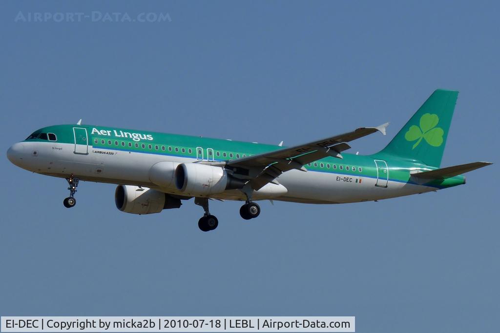 EI-DEC, 2004 Airbus A320-214 C/N 2217, Landing. Scrapped in november 2020.
