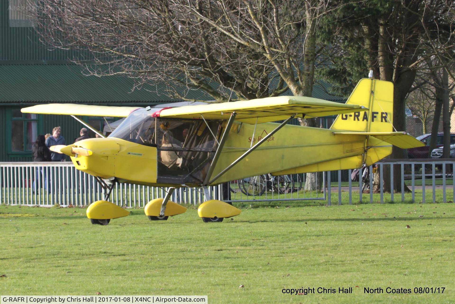 G-RAFR, 2004 Skyranger J2.2(1) C/N BMAA/HB/410, at the Brass Monkey fly in, North Coates