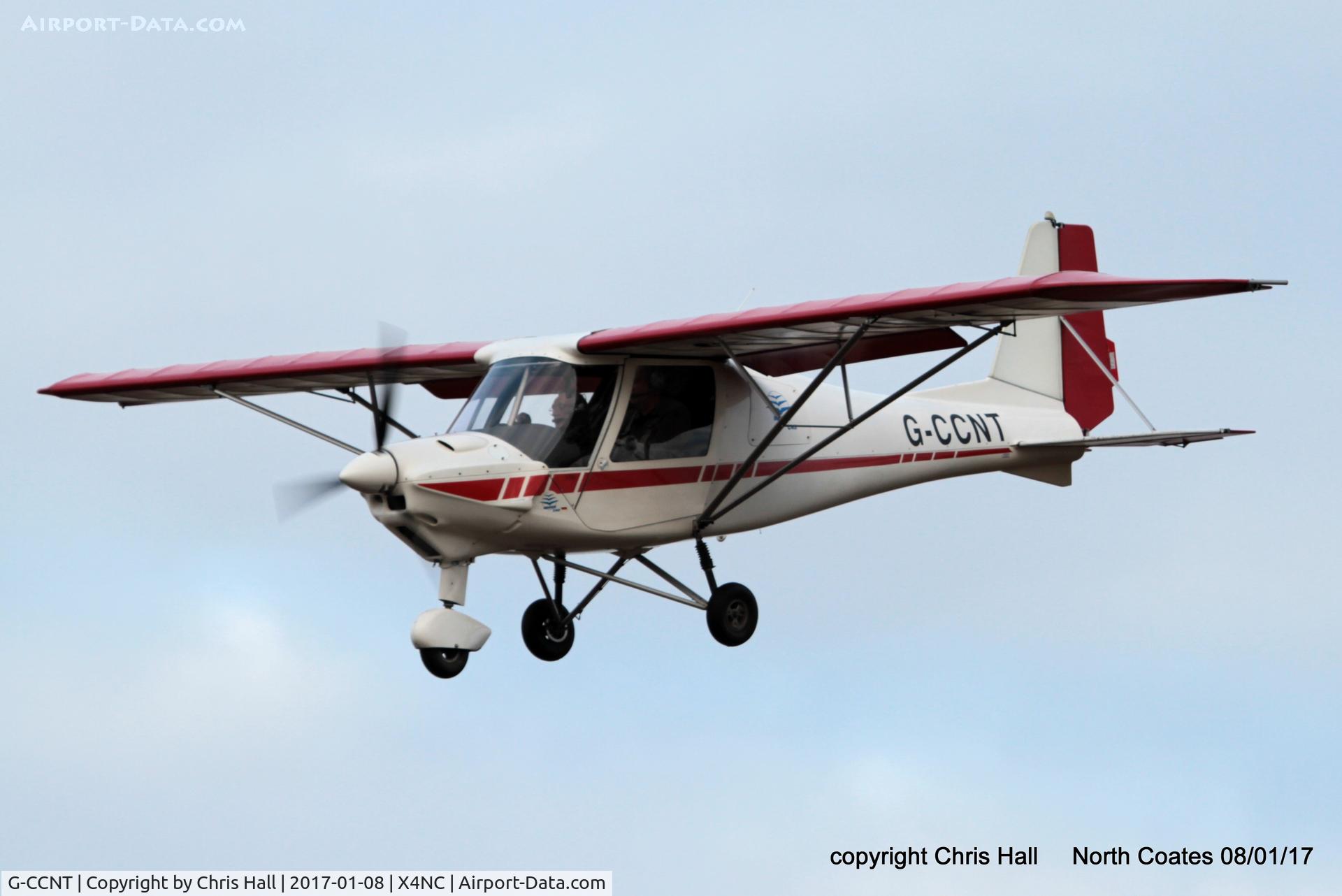 G-CCNT, 2003 Comco Ikarus C42 FB80 C/N 0311-6585, at the Brass Monkey fly in, North Coates