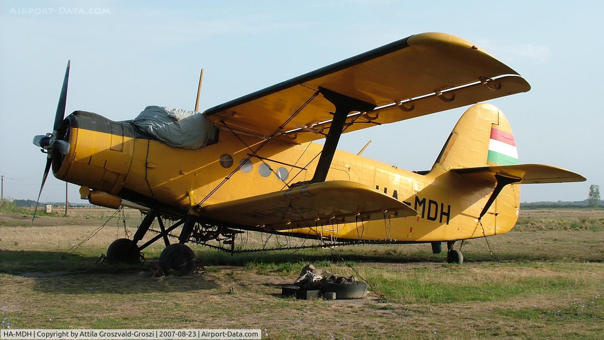 HA-MDH, 1978 PZL-Mielec An-2R C/N 1G181-39, Újszentmargita agricultural airport, and take-off field, Hungary