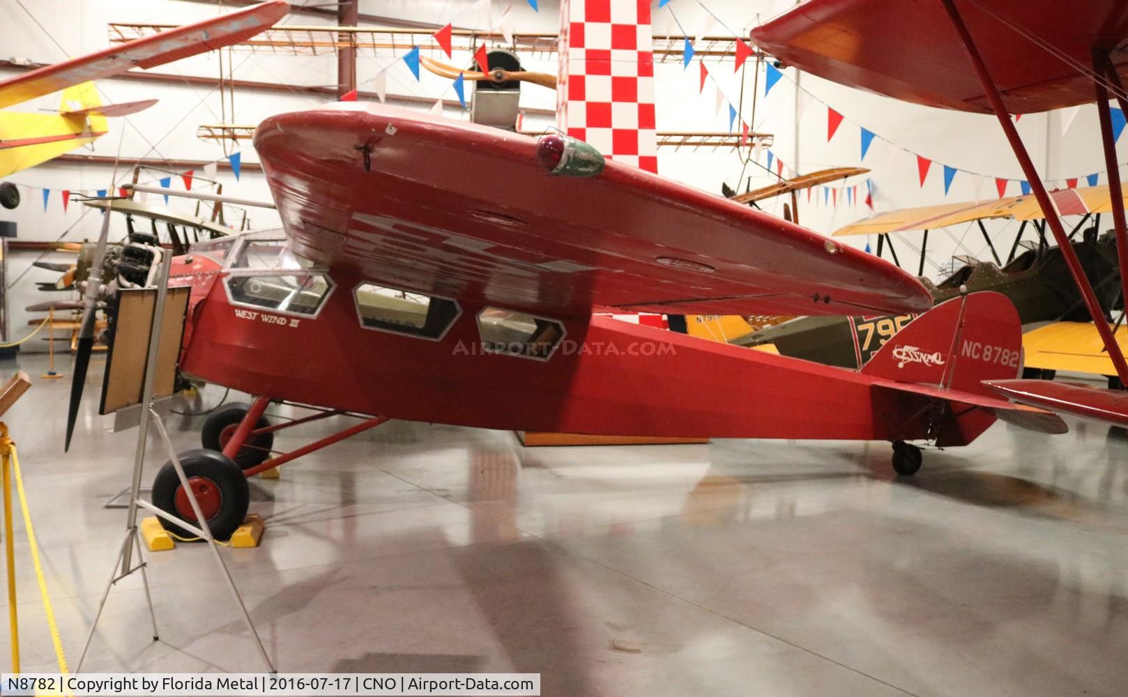 N8782, 1929 Cessna AW C/N 167, Cessna AW