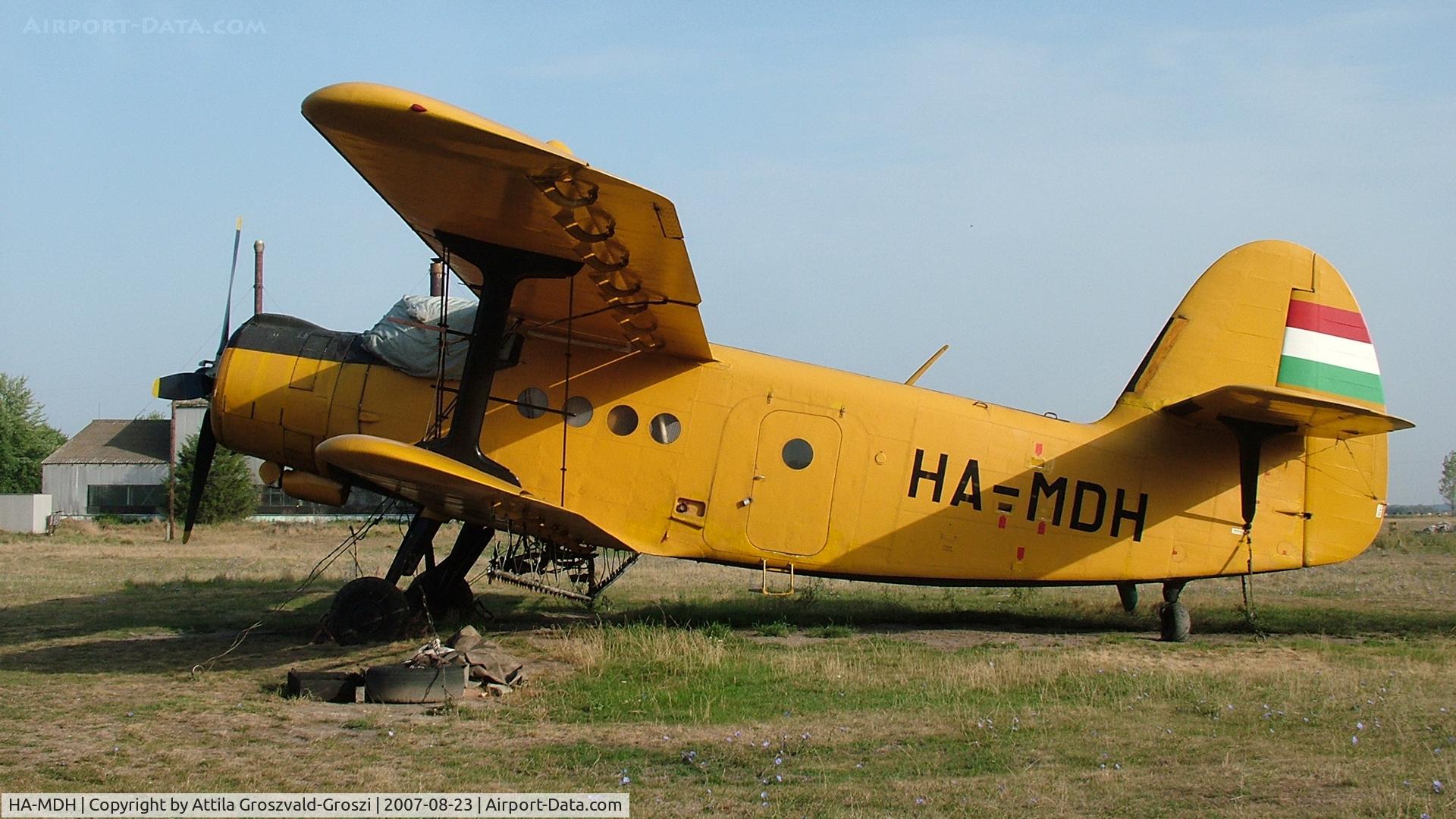 HA-MDH, 1978 PZL-Mielec An-2R C/N 1G181-39, Újszentmargita agricultural airport, and take-off field, Hungary