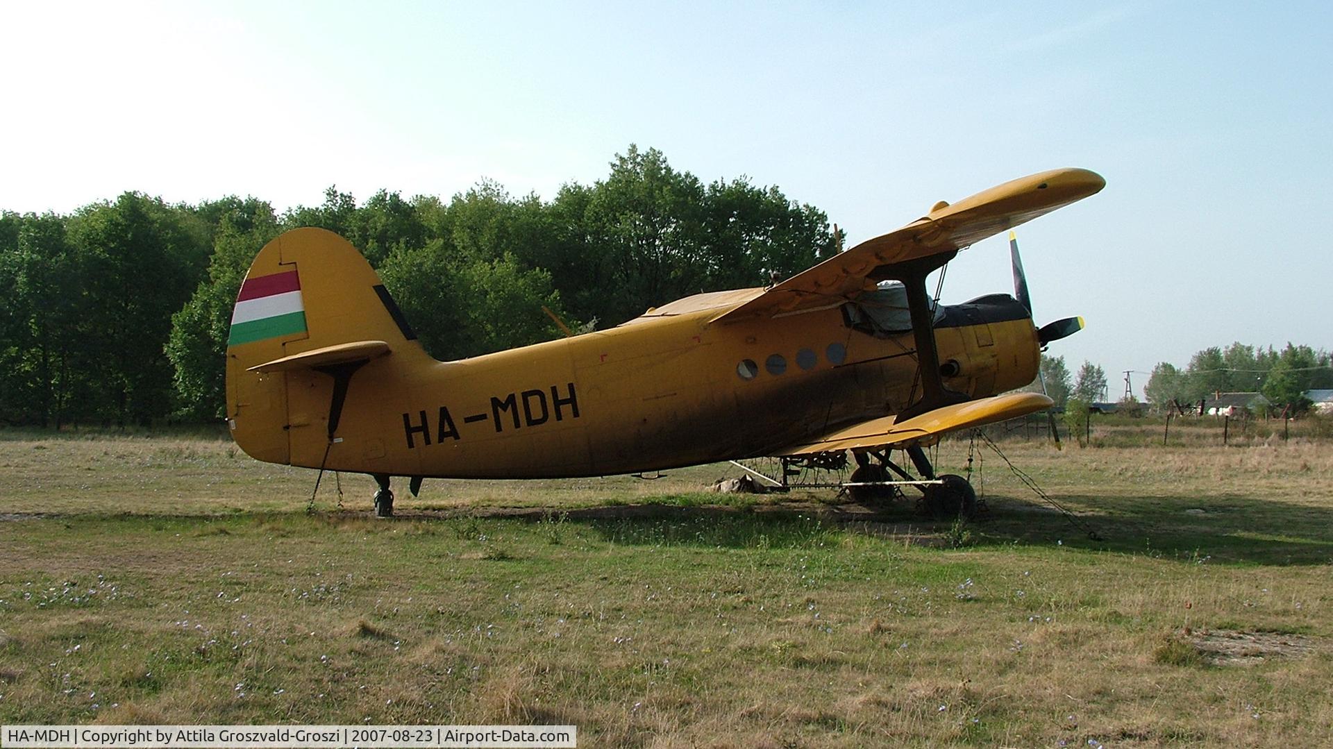 HA-MDH, 1978 PZL-Mielec An-2R C/N 1G181-39, Újszentmargita agricultural airport, and take-off field, Hungary