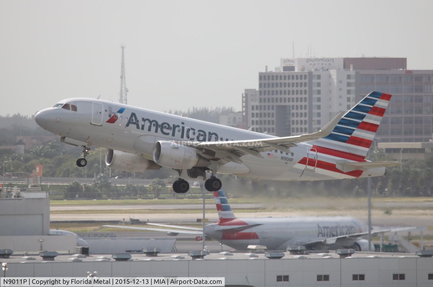 N9011P, 2013 Airbus A319-115 C/N 5798, American