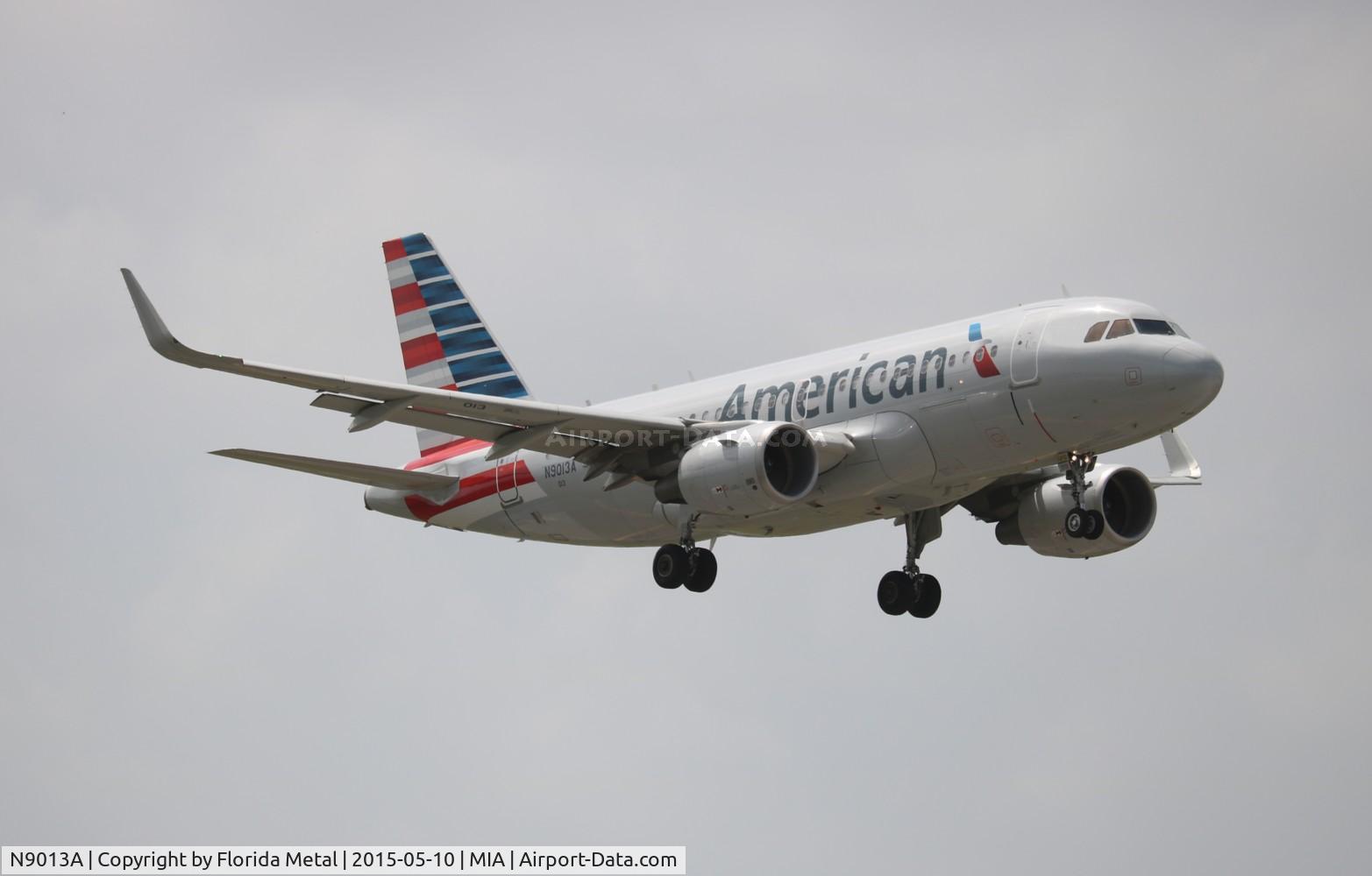 N9013A, 2013 Airbus A319-115 C/N 5827, American