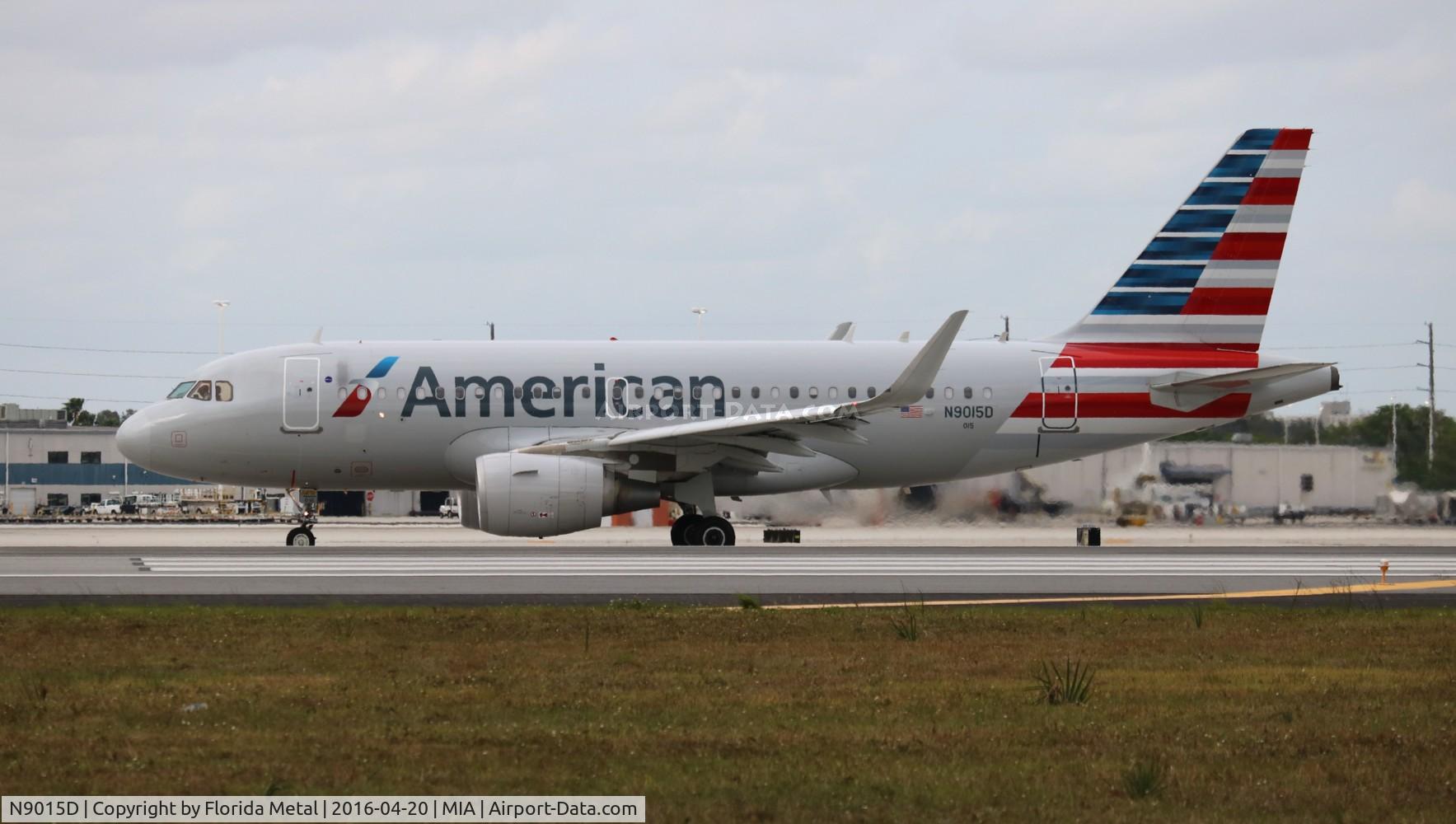 N9015D, 2013 Airbus A319-112 C/N 5327, American