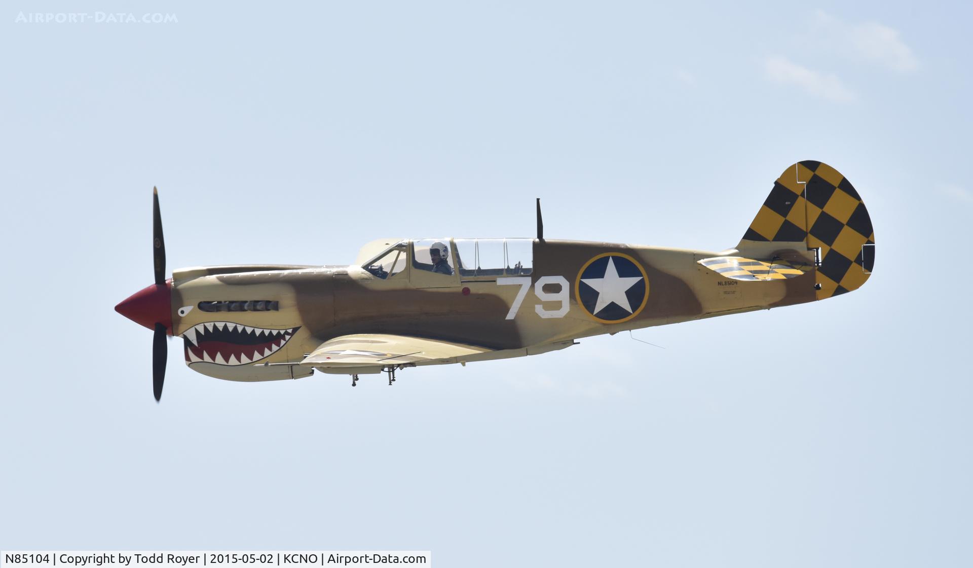 N85104, Curtiss P-40N-5CU Kittyhawk C/N 28954/F858, Planes of Fame Airshow