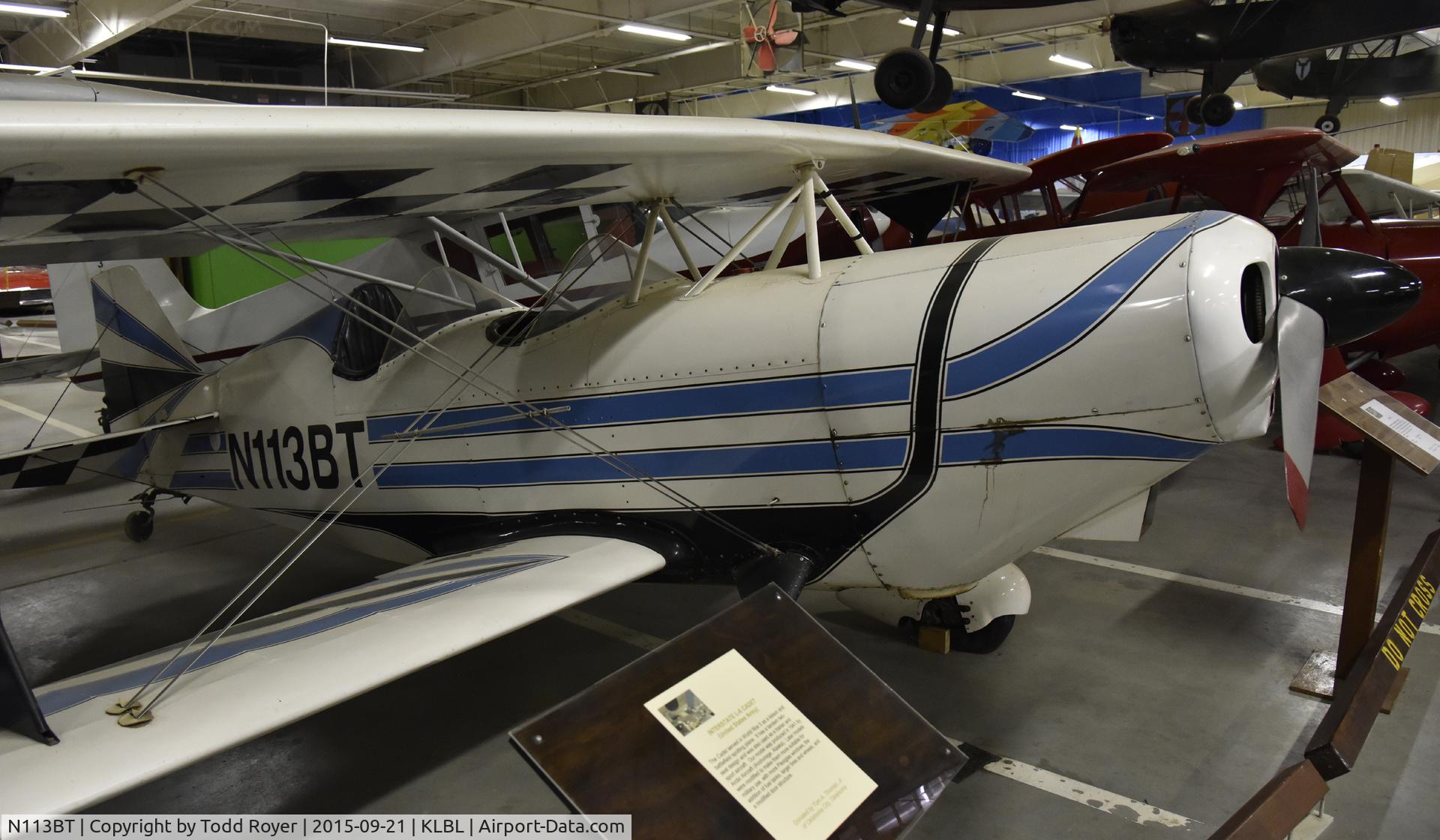N113BT, 1975 Turner WILLIE II C/N 52925, Mid America Air Museum