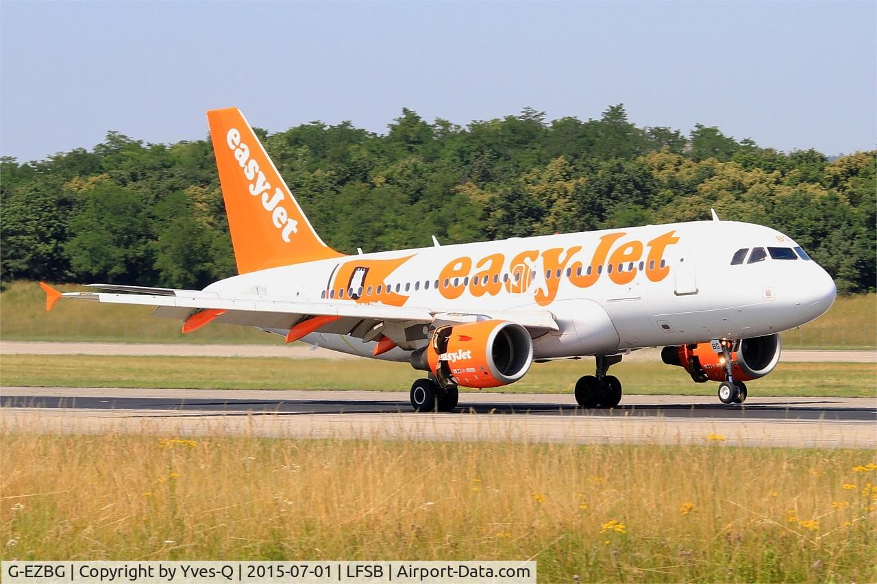 G-EZBG, 2006 Airbus A319-111 C/N 2946, Airbus A319-111, Landing rwy 15, Bâle-Mulhouse-Fribourg airport (LFSB-BSL)