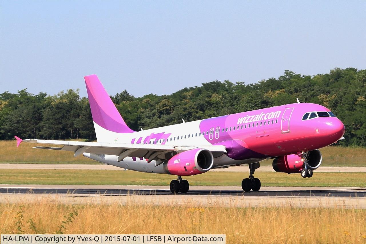 HA-LPM, 2007 Airbus A320-232 C/N 3177, Airbus A320-232, Landing rwy 15, Bâle-Mulhouse-Fribourg airport (LFSB-BSL)