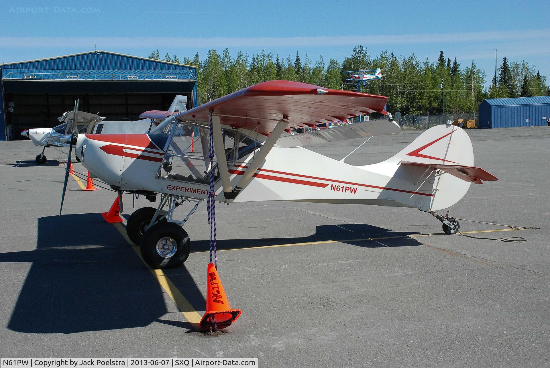 N61PW, 1991 Elrod Dennis B AVID FLYER C/N 584, N61PW at Soldotna airport AK