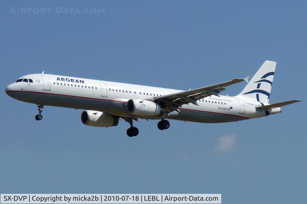 SX-DVP, 2008 Airbus A321-232 C/N 3527, Landing