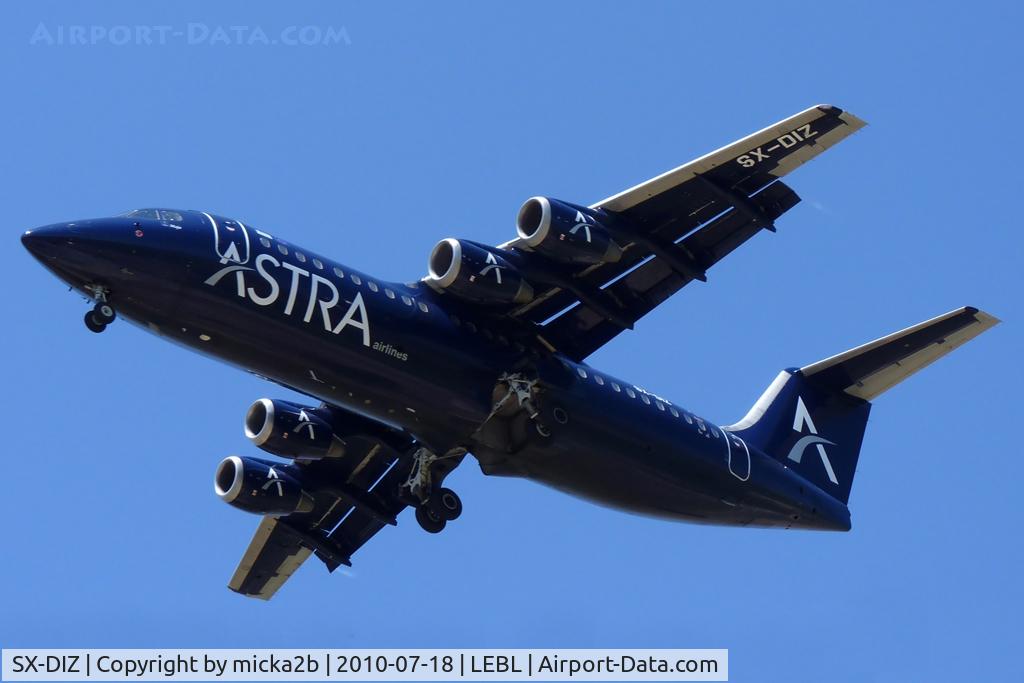 SX-DIZ, 1991 British Aerospace BAe.146-300 C/N E3206, Landing