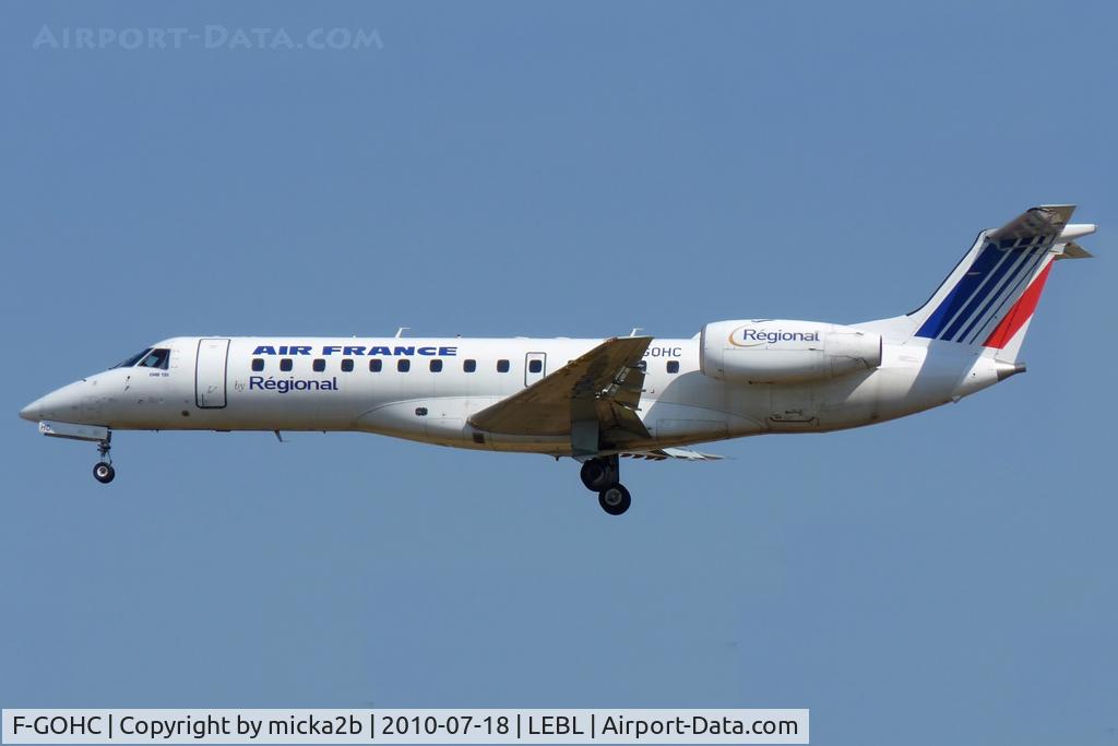 F-GOHC, 2000 Embraer ERJ-135ER (EMB-135ER) C/N 145243, Landing