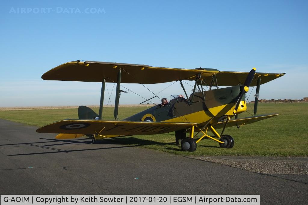 G-AOIM, 1946 De Havilland DH-82A Tiger Moth II C/N 83536, Visiting aircraft