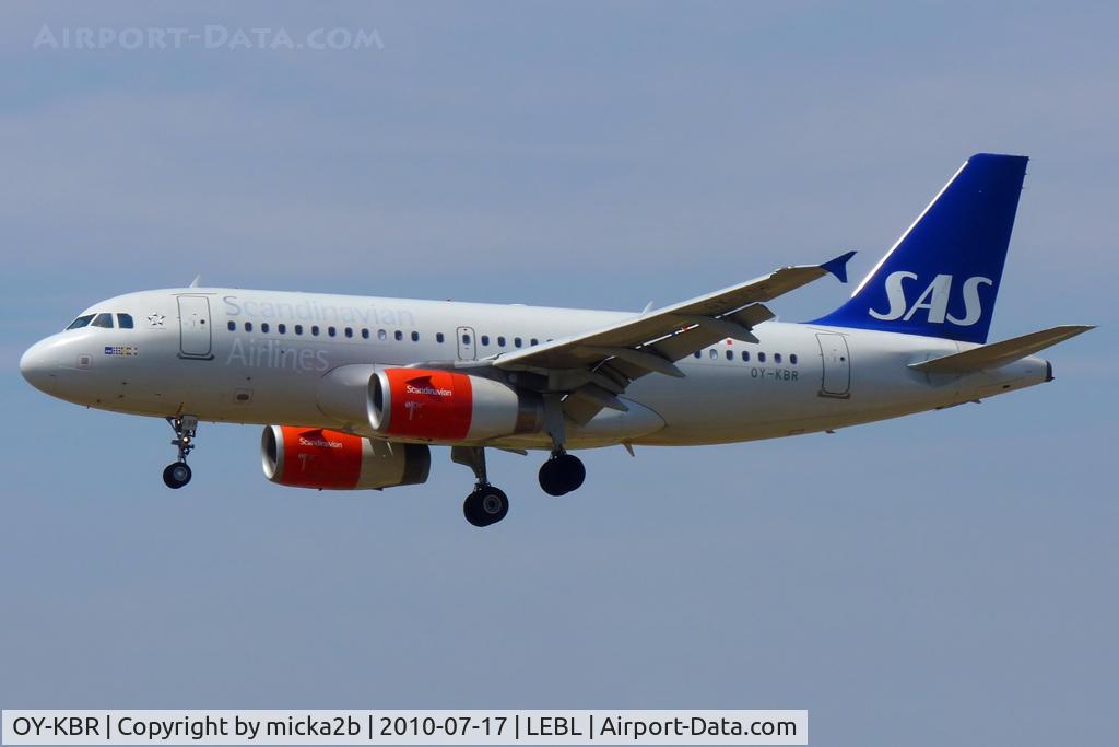 OY-KBR, 2007 Airbus A319-132 C/N 3231, Landing