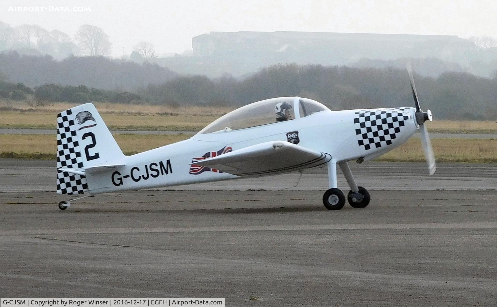 G-CJSM, 2016 Vans RV-8 C/N LAA 303-15296, The new resident aircraft, Raven 2 in the six-ship Team Raven formation for the 2017 display season.