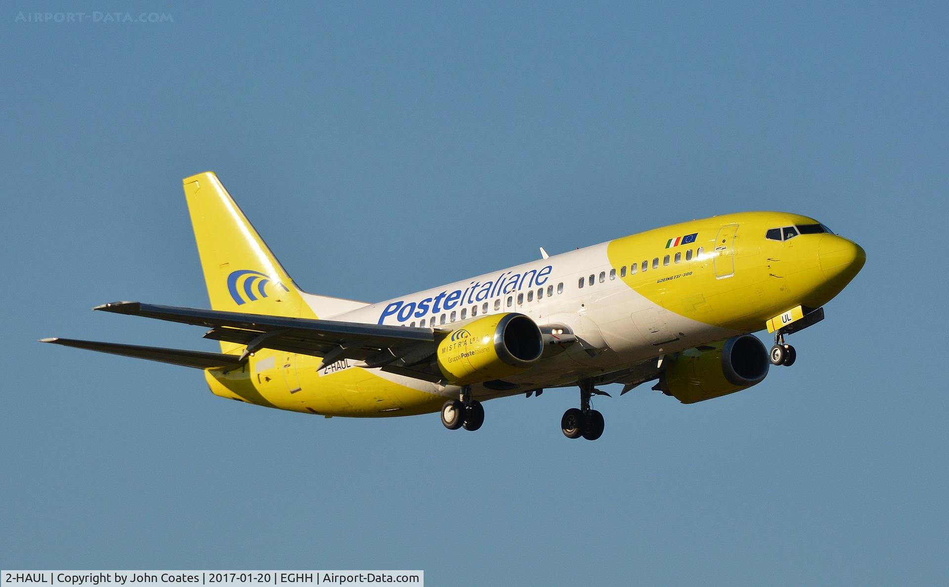 2-HAUL, 1988 Boeing 737-3Y0 C/N 24255, Arriving from Lasham
