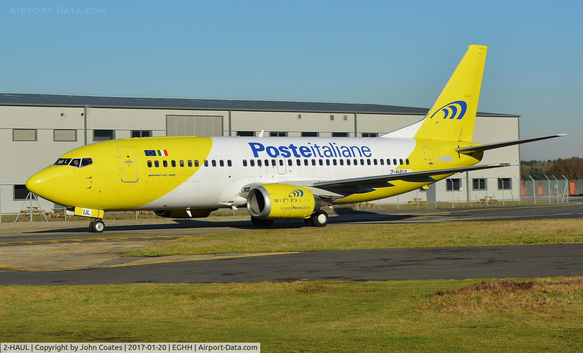 2-HAUL, 1988 Boeing 737-3Y0 C/N 24255, Arriving from Lasham