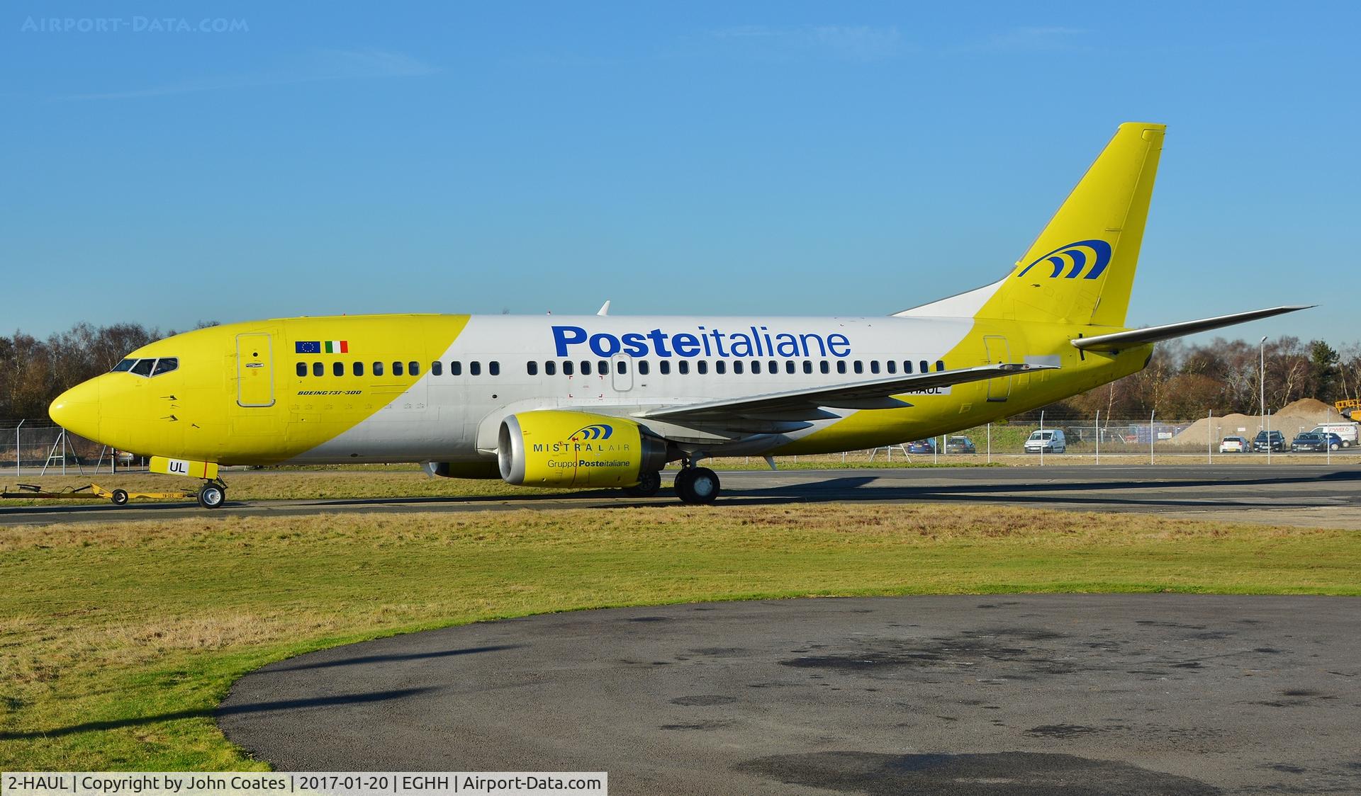 2-HAUL, 1988 Boeing 737-3Y0 C/N 24255, Arriving at European Avn. from 2Excel Lasham