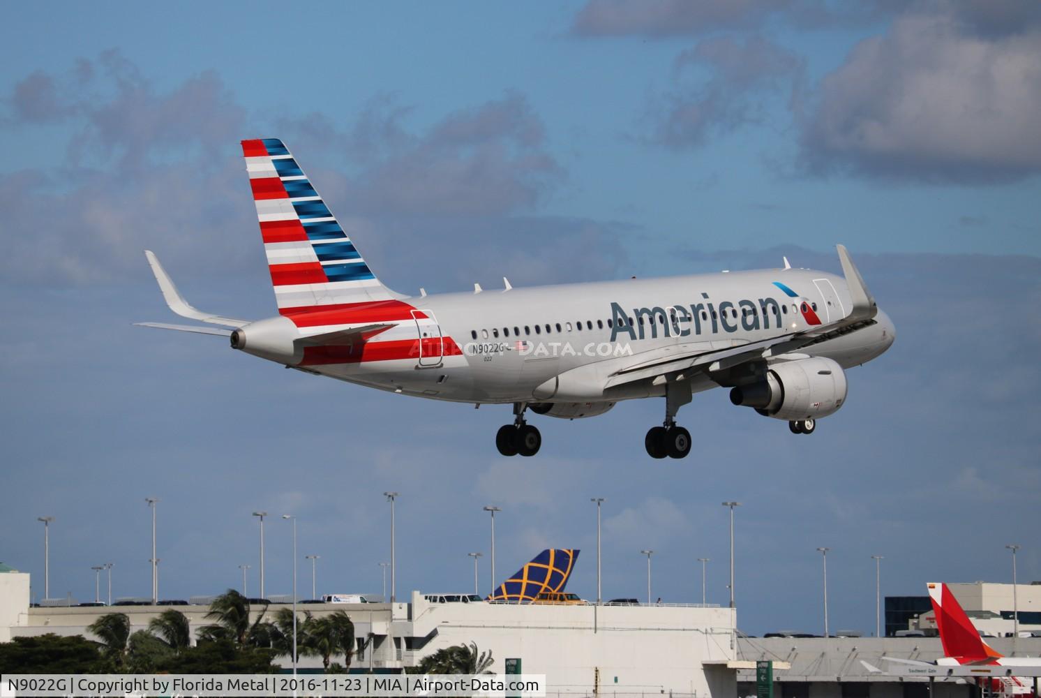 N9022G, 2014 Airbus A319-112 C/N 6310, American
