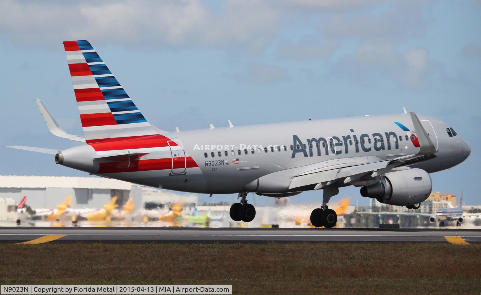 N9023N, 2014 Airbus A319-115 C/N 6349, American