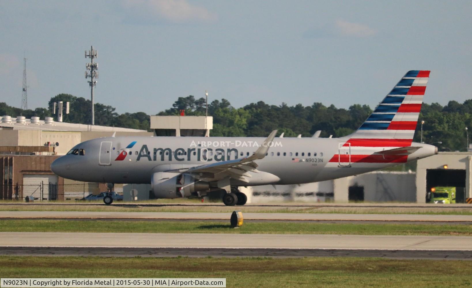 N9023N, 2014 Airbus A319-115 C/N 6349, American