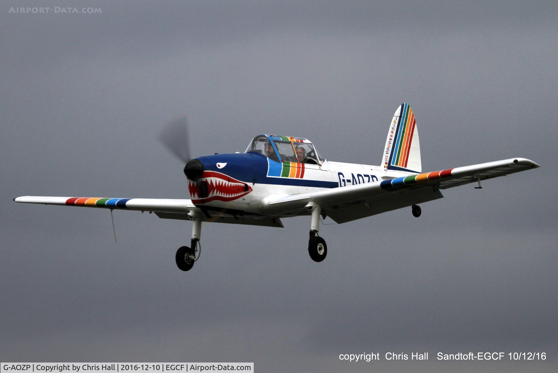 G-AOZP, 1950 De Havilland DHC-1 Chipmunk 22A C/N C1/0183, at Sandtoft