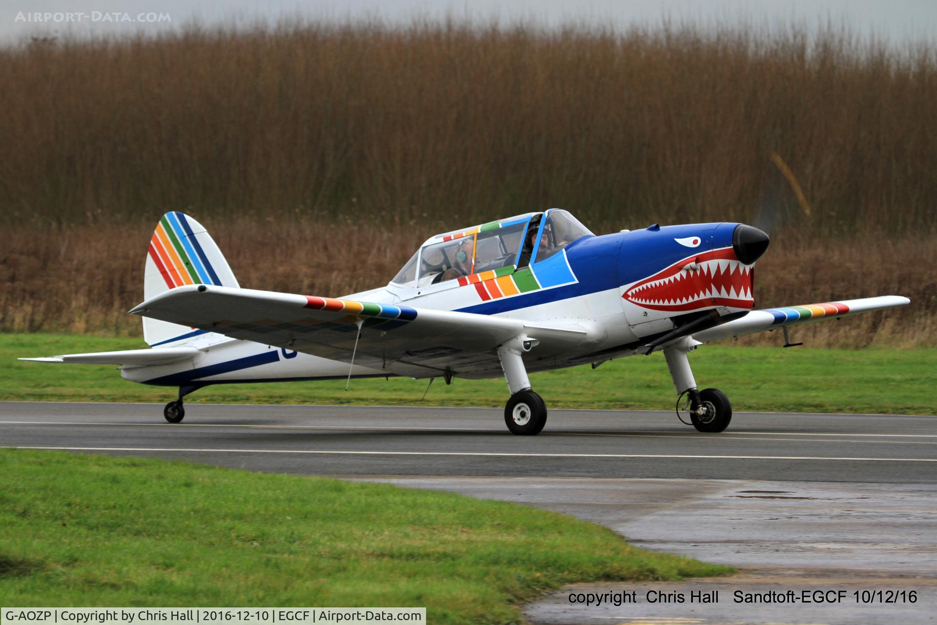 G-AOZP, 1950 De Havilland DHC-1 Chipmunk 22A C/N C1/0183, at Sandtoft