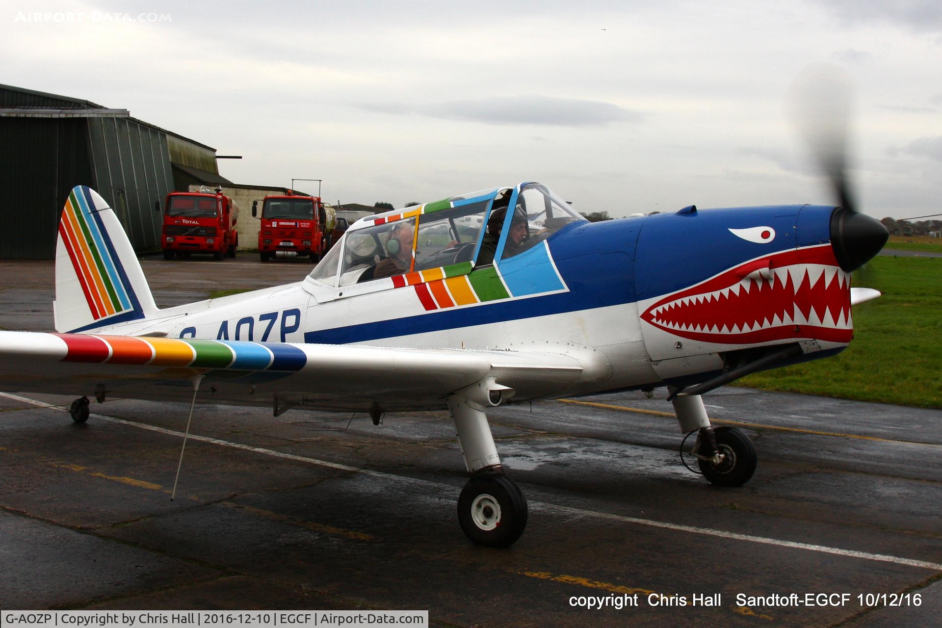 G-AOZP, 1950 De Havilland DHC-1 Chipmunk 22A C/N C1/0183, at Sandtoft