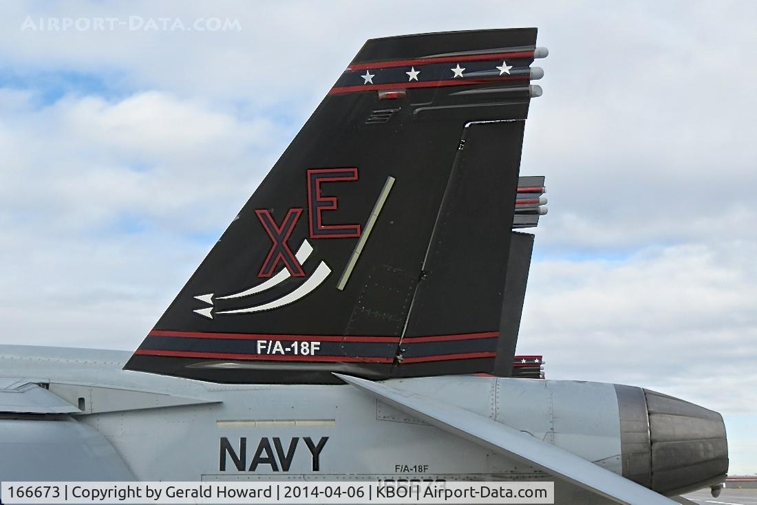 166673, Boeing F/A-18F Super Hornet C/N F151, VX-9 