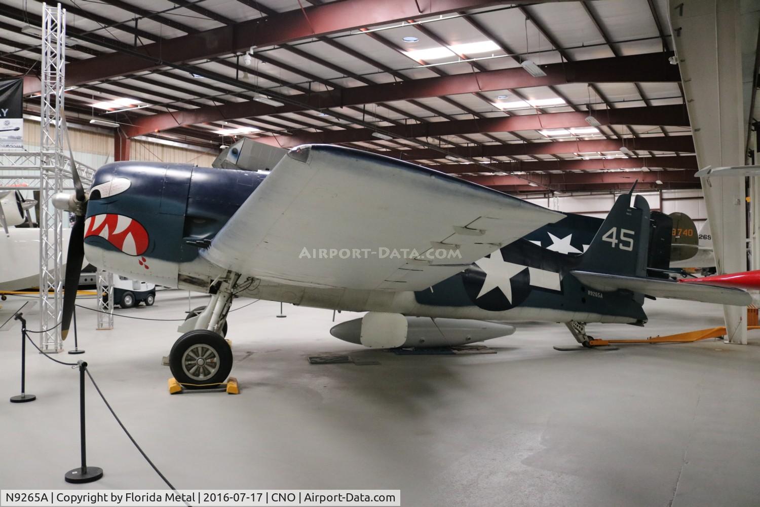 N9265A, Grumman F6F-5 Hellcat C/N A-9790, F6F-5 Hellcat