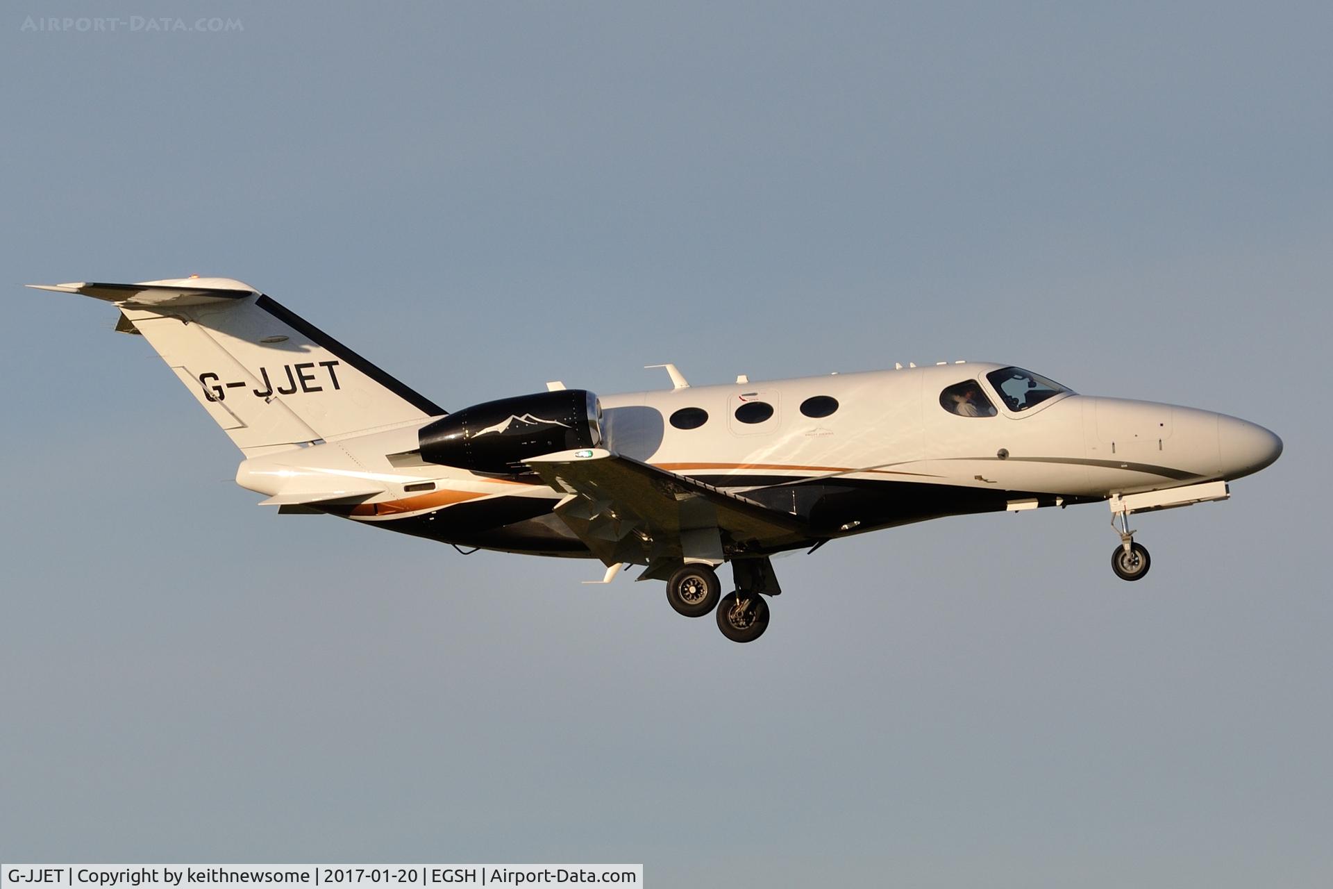 G-JJET, 2011 Cessna 510 Citation Mustang Citation Mustang C/N 510-0390, Return Visitor.