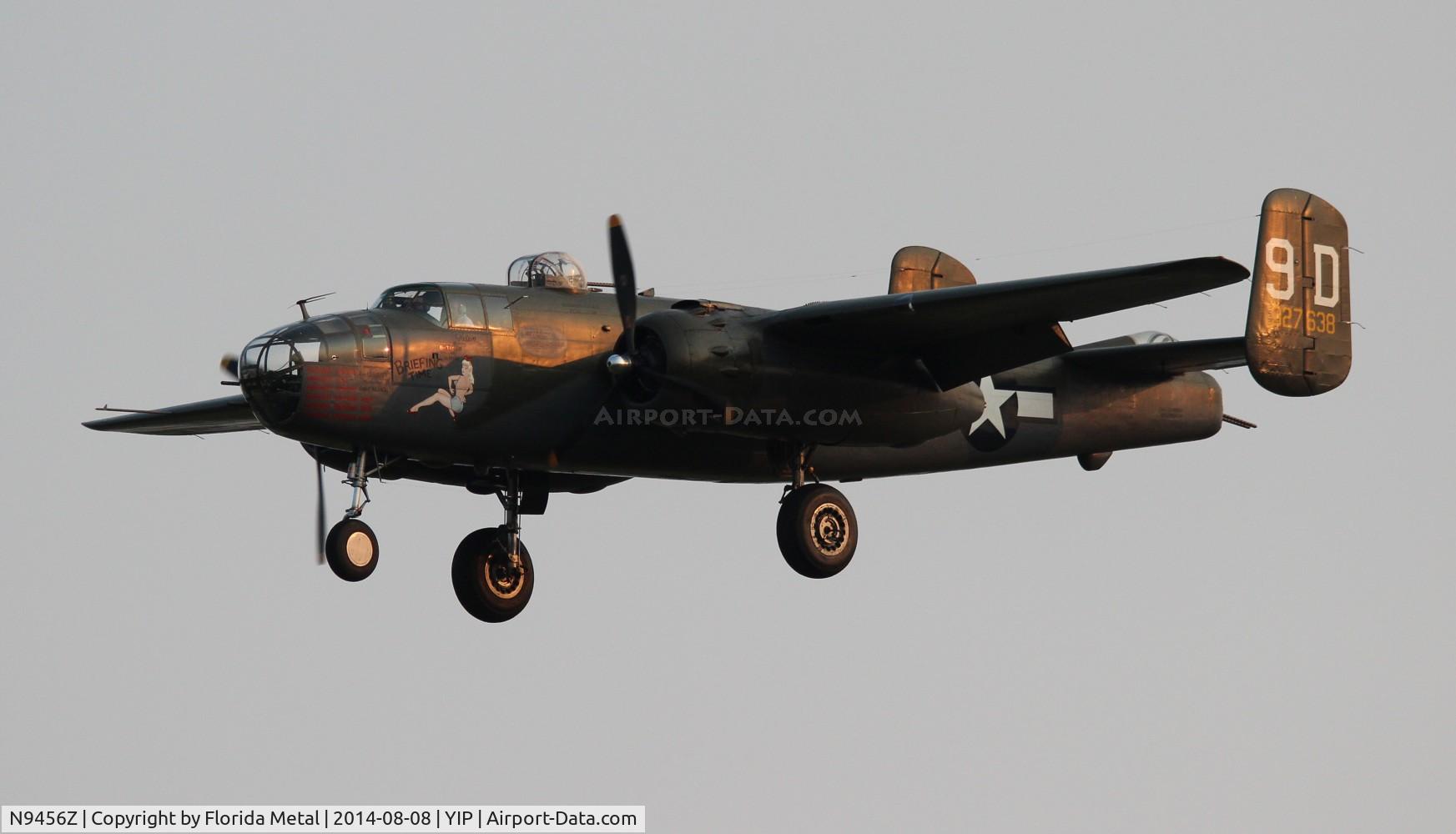 N9456Z, 1943 North American TB-25N Mitchell C/N 108-33214, Briefing Time