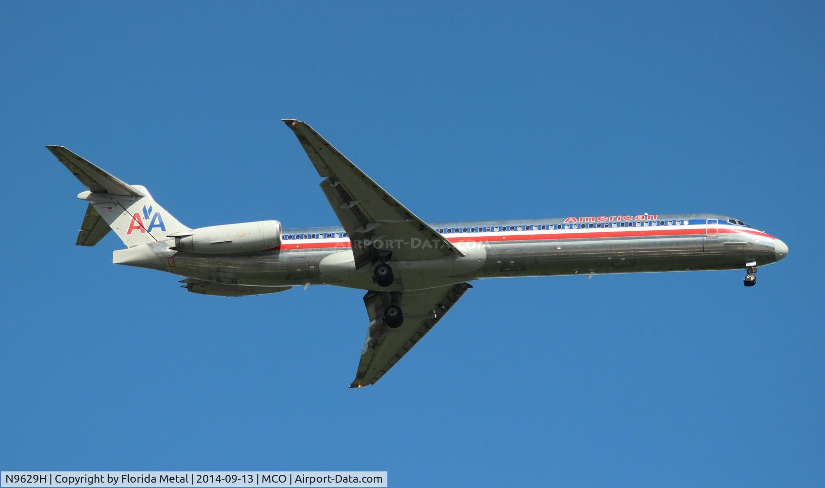 N9629H, 1998 McDonnell Douglas MD-83 (DC-9-83) C/N 53599, American