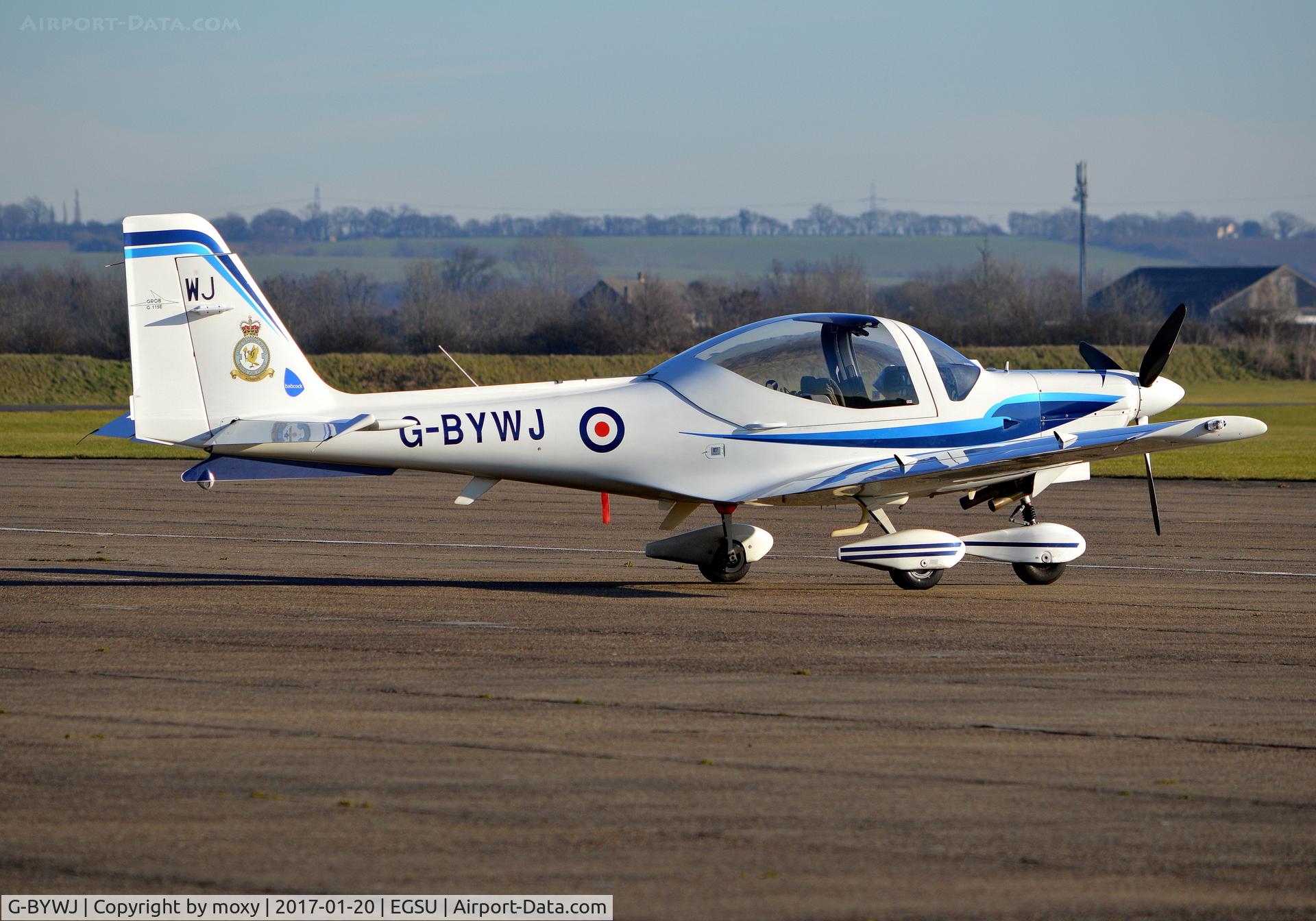 G-BYWJ, 2000 Grob G-115E Tutor T1 C/N 82145/E, Grob G-115E at Duxford.