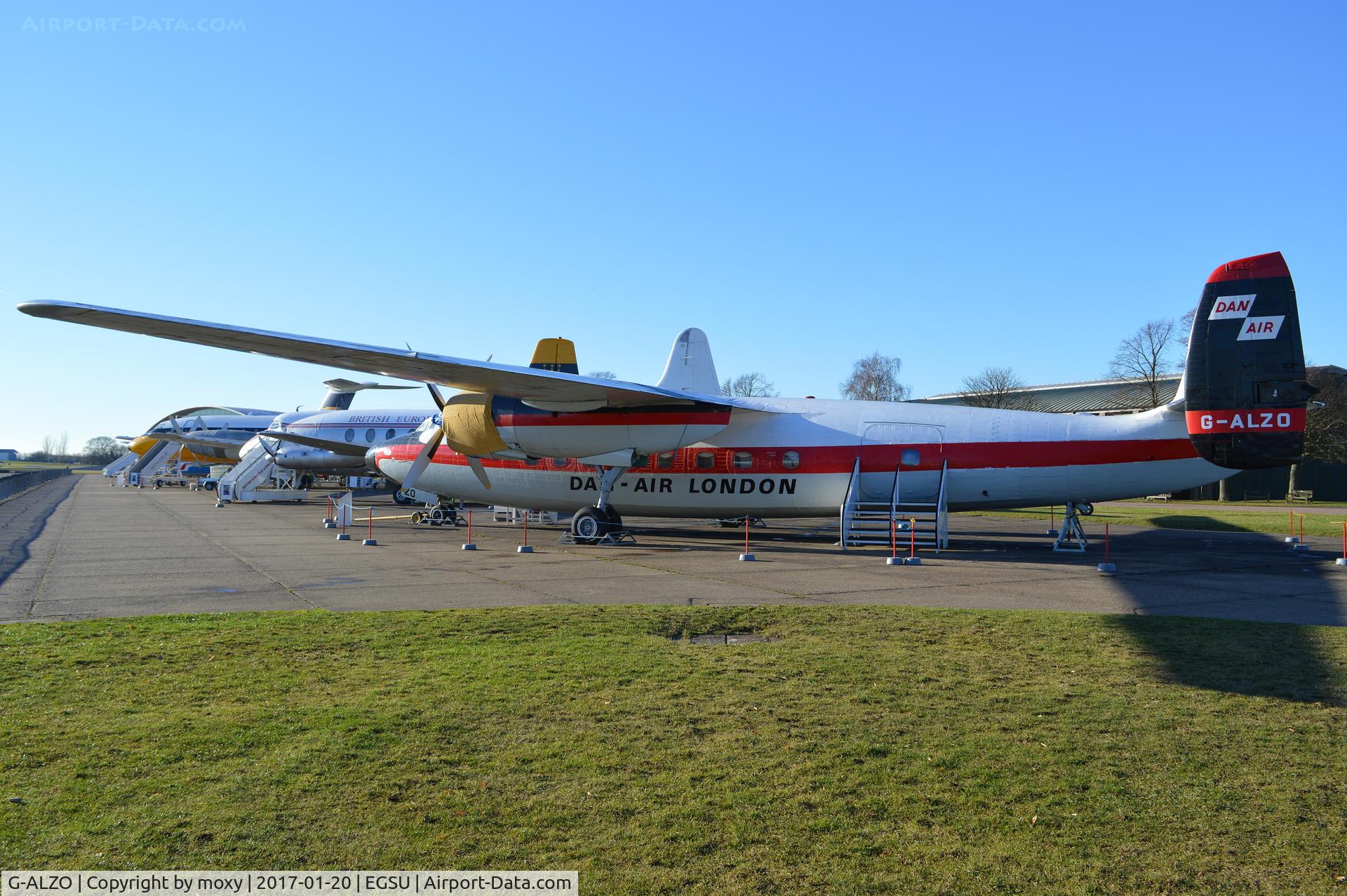 G-ALZO, 1950 Airspeed AS57 Ambassador 2 C/N 5226, Airspeed AS57 Ambassador 2 at Duxford.