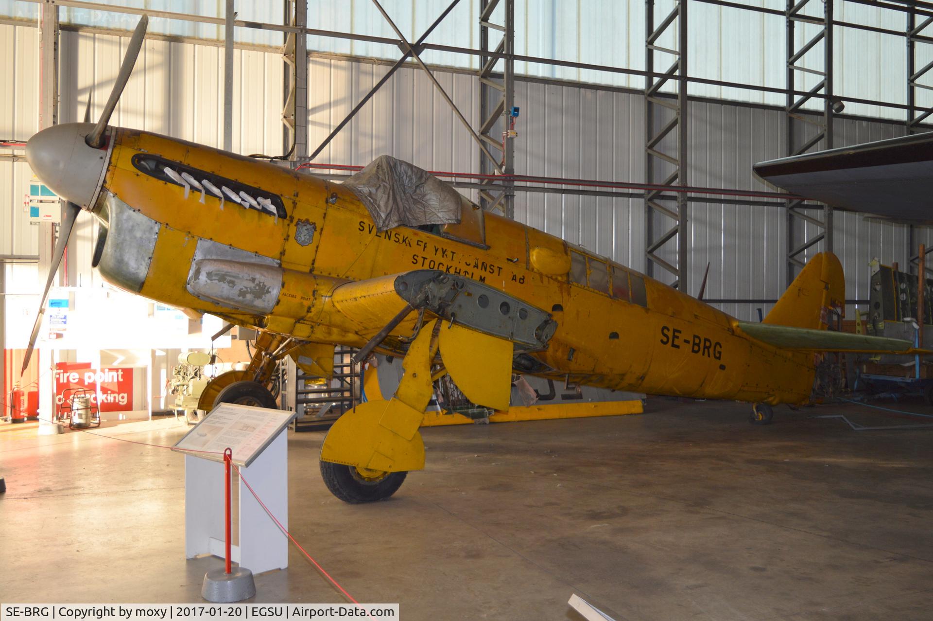 SE-BRG, 1944 Fairey Firefly TT.I C/N F.6071, Fairey Firefly TT.I at Duxford.