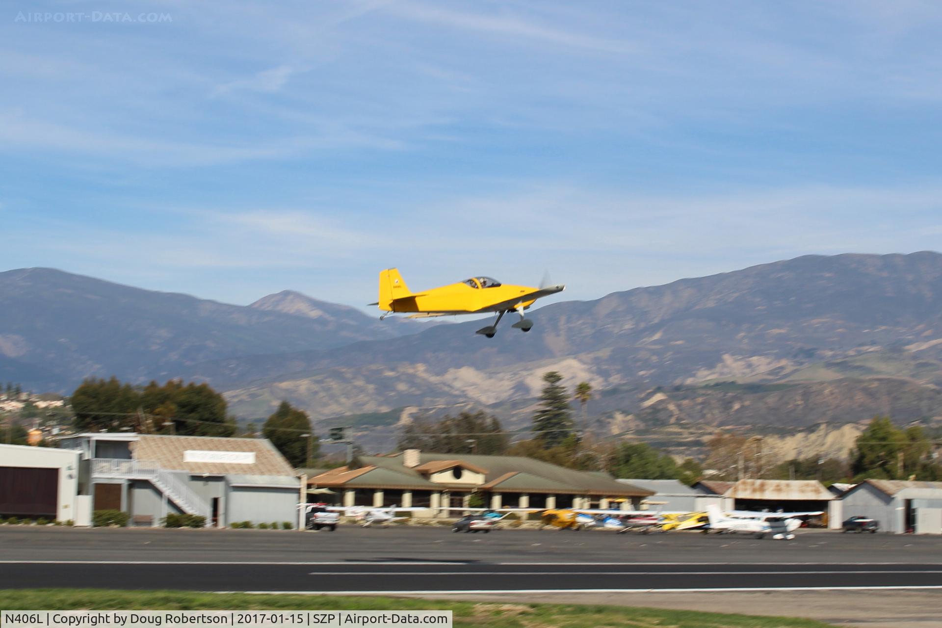 N406L, 2008 Vans RV-6 C/N 936, Provo PROVO 6, Lycoming O-320 160 Hp, takeoff climb Rwy 04