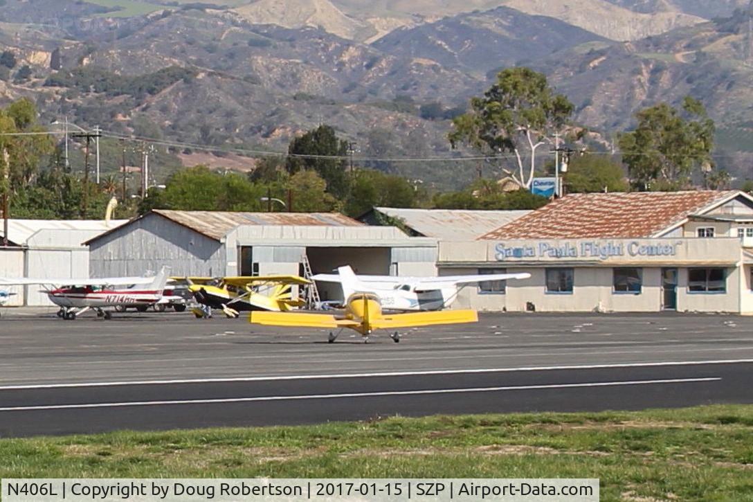 N406L, 2008 Vans RV-6 C/N 936, Provo PROVO 6, Lycoming O-320 160 Hp, U-turn taxi with shifting wind